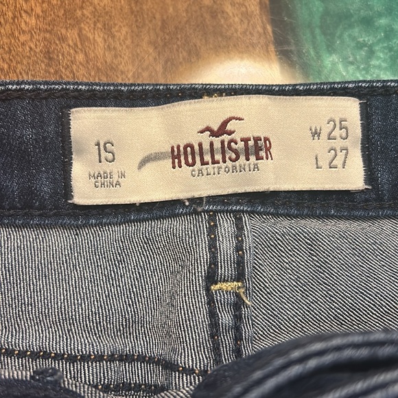 Hollister Size 1, Blue Denim Cutoff Shorts, W25 - Picture 2 of 6